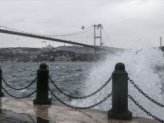 İstanbul için kuvvetli rüzgar uyarısı