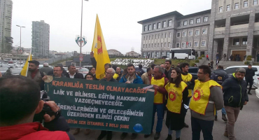 Eğitim emekçileri ‘insanca yaşam’ için iş bırakıyor…