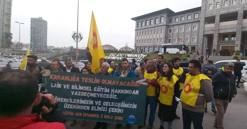Eğitim emekçileri ‘insanca yaşam’ için iş bırakıyor…