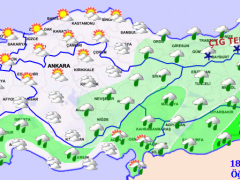 Gök gürültülü sağanak ve kar yağışı uyarısı!