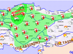 Meteoroloji’den gök gürültülü sağanak yağış uyarısı