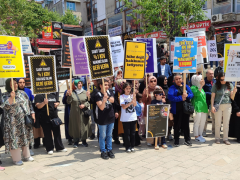 TOKİ mağdurlarından İstanbul’da eylem