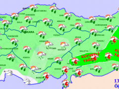 Meteoroloji’den gök gürültülü sağanak uyarısı