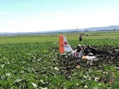 Kayseri’de eğitim uçağı düştü