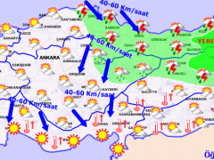 Meteoroloji’den sağanak ve kuvvetli rüzgar uyarısı…