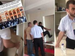 Şeriat isteyen müdürün, öğretmenin kapısını kırmasına eğitimcilerden sert tepki