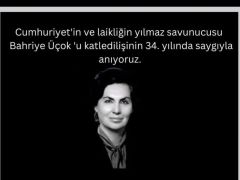 Cumhuriyet aydını Bahriye Üçok 34 yıl önce bugün katledildi