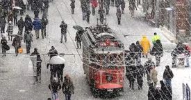 İstanbul’da kar yağışı başladı