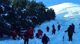 Milli Takım sporcuları çığ altında kaldı…