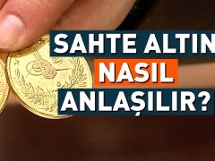 Sahte altın nasıl anlaşılır?