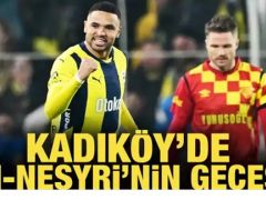 Fenerbahçe 3-2 Göztepe’yi mağlup etti