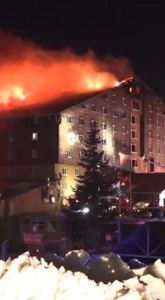 Kartalkaya otel yangını faciasında bir kişi gözaltına alındı