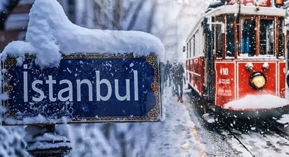 İstanbul’a lapa lapa kar yağıyor…