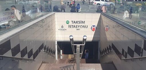 Taksim istasyonu Valilik kararıyla kapatıldı