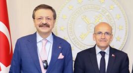 TOBB Başkanı Hisarcıklıoğlu’ndan Şimşek’e yanıt: “Her işletmenin, her fabrikanın kapısına vergi memuru