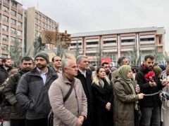 Mülakat mağdurları MEB önünde