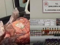 Bozulmuş kaçak et ve binlerce ürün ele geçirildi…