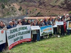 Sivas’ta kömür ocağına karşı protesto!