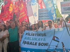 Ankara’da İsrail protestosu…