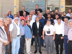 Gürsel Erol, Maaş alamayan kurşun-çinko işçilerini ziyaret etti
