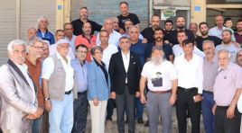 Gürsel Erol, Maaş alamayan kurşun-çinko işçilerini ziyaret etti