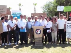 Antalya Demre’liler “Sahilime dokunma, beton değil mavi kalsın”