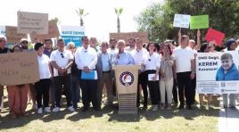 Antalya Demre’liler “Sahilime dokunma, beton değil mavi kalsın”