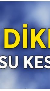 İstanbul’da 4 ilçede 10 saat su kesintisi
