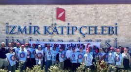 Katip Çelebi Üniversitesi işçileri grevde….