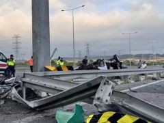 Kuzey Marmara Otoyolu’nda araç takla attı….