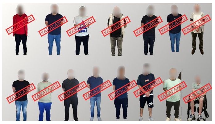 Kırmızı bültenle aranan 15 kişi yakalandı!