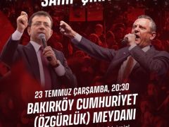 Millet İradesine Sahip Çıkıyor mitinginin bu hafta İstanbul’daki adresi Bakırköy