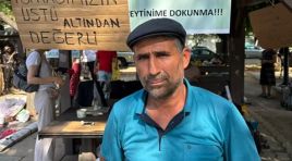 Köylüler, zeytinliklerin talana açılmasını öngören yasa teklifini protesto ediyor