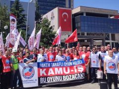 Memurlar Hakem Heyeti’nin açıkladığı sefalet zammına tepki gösterdi