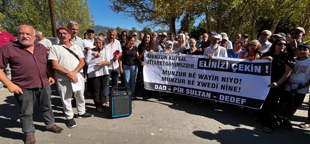 Alevilerin kutsal saydığı Munzur Gözeleri’nde mescit açılması protesto edildi