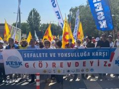Sendikalar, ‘Sefalete ve yoksulluğa karşı görevdeyiz’