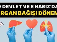 Organ bağışı e-Devlet ve e-Nabız’dan yapılabilecek