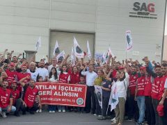 SAG Hidrolik işçilerinin direnişi 36’ncı gününde…