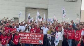 SAG Hidrolik işçilerinin direnişi 36’ncı gününde…
