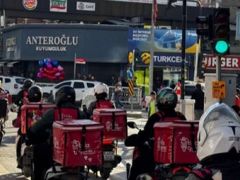 Van’da MOTOKURYELER KONTAK KAPATTI