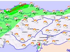 Kuvvetli yağış bekleniyor…