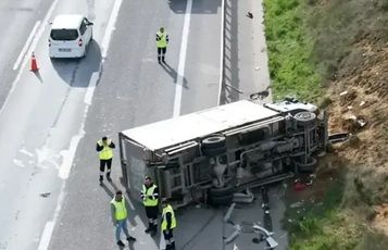 Kuzey Marmara Otoyolu’nda zincirleme trafik kazası!