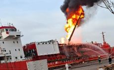 Rus güçleri Odesa’da Orinda adlı Türk gemisini vurdu…