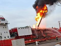 Rus güçleri Odesa’da Orinda adlı Türk gemisini vurdu…