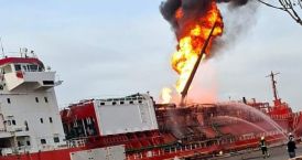 Rus güçleri Odesa’da Orinda adlı Türk gemisini vurdu…