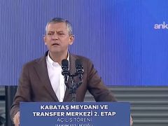 Özgür Özel, Kabataş Meydanı ve Transfer Merkezi Açılışı’nda konuştu
