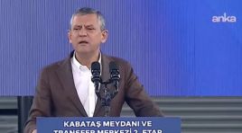 Özgür Özel, Kabataş Meydanı ve Transfer Merkezi Açılışı’nda konuştu