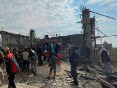 Şanlıurfa’da tek katlı inşaat çöktü!