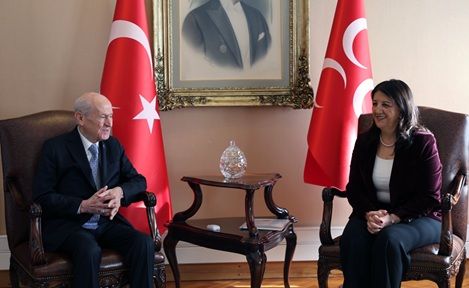 DEM Parti’nin İmralı heyeti, Bahçeli ile görüştü