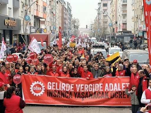 Gebze’de büyük işçi mitingi